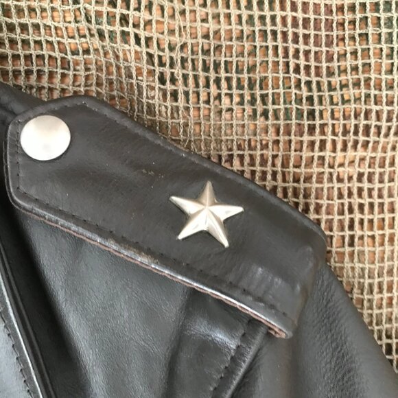 Schott 613 / 7007 One Star Cowhide Double Riders Jacket - Picture 8 of 14